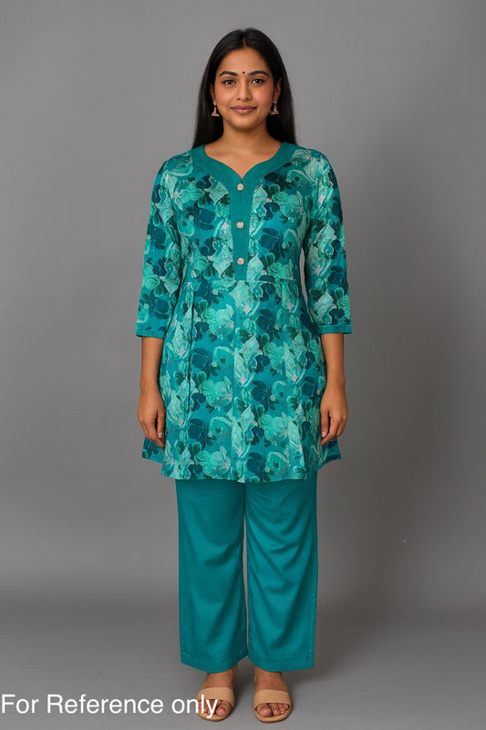 Festive Wear Green Co-Ord Set