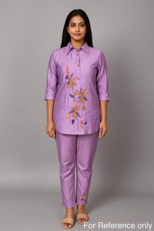 Festive Wear Purple Co-Ord Set