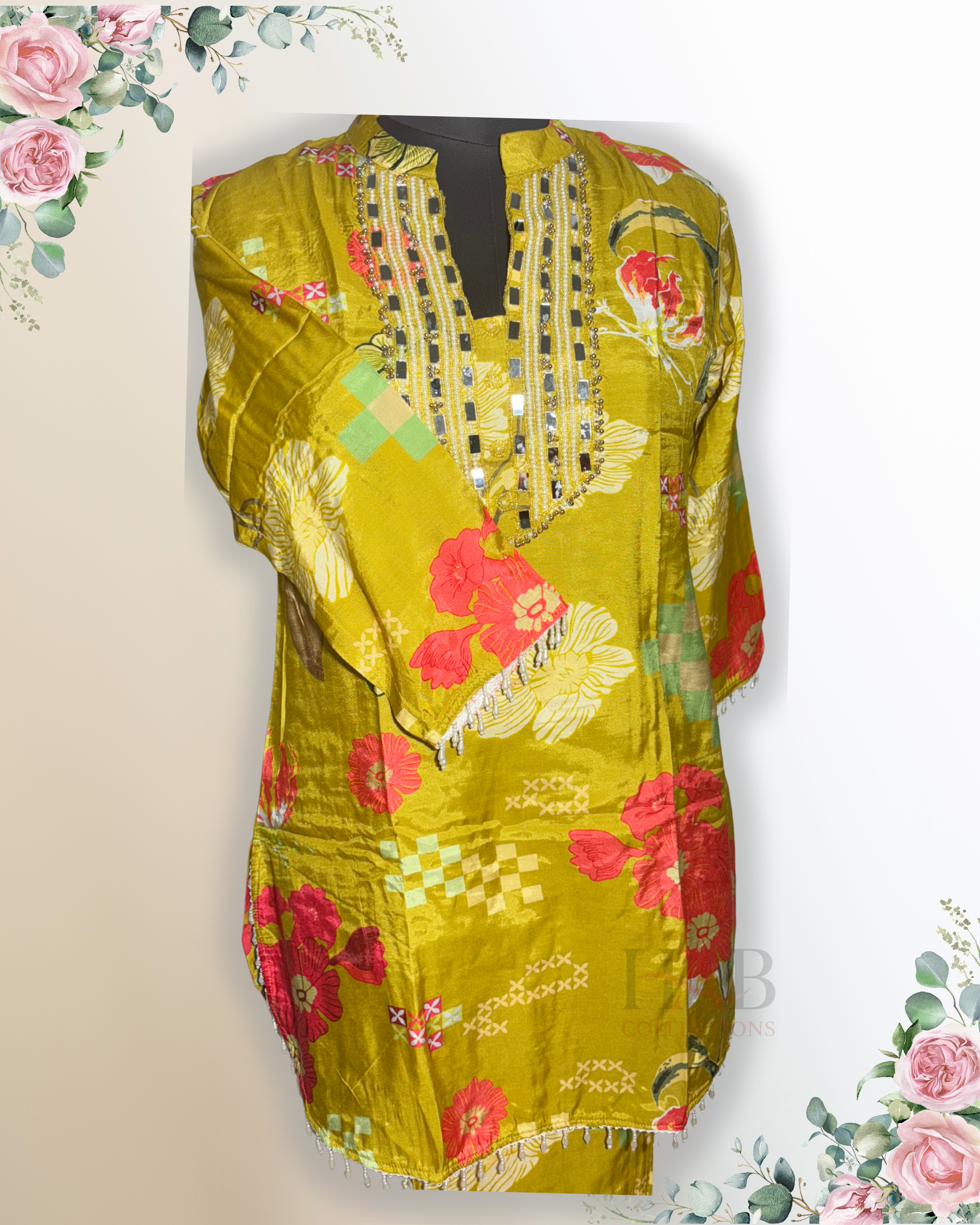 Festive Wear Green Co-Ord Set - HAB Collections