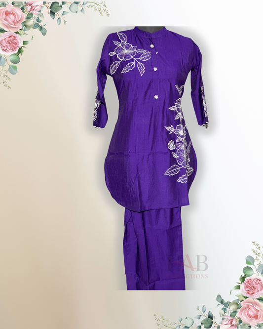 Festive Wear Purple Co-Ord Set - HAB Collections