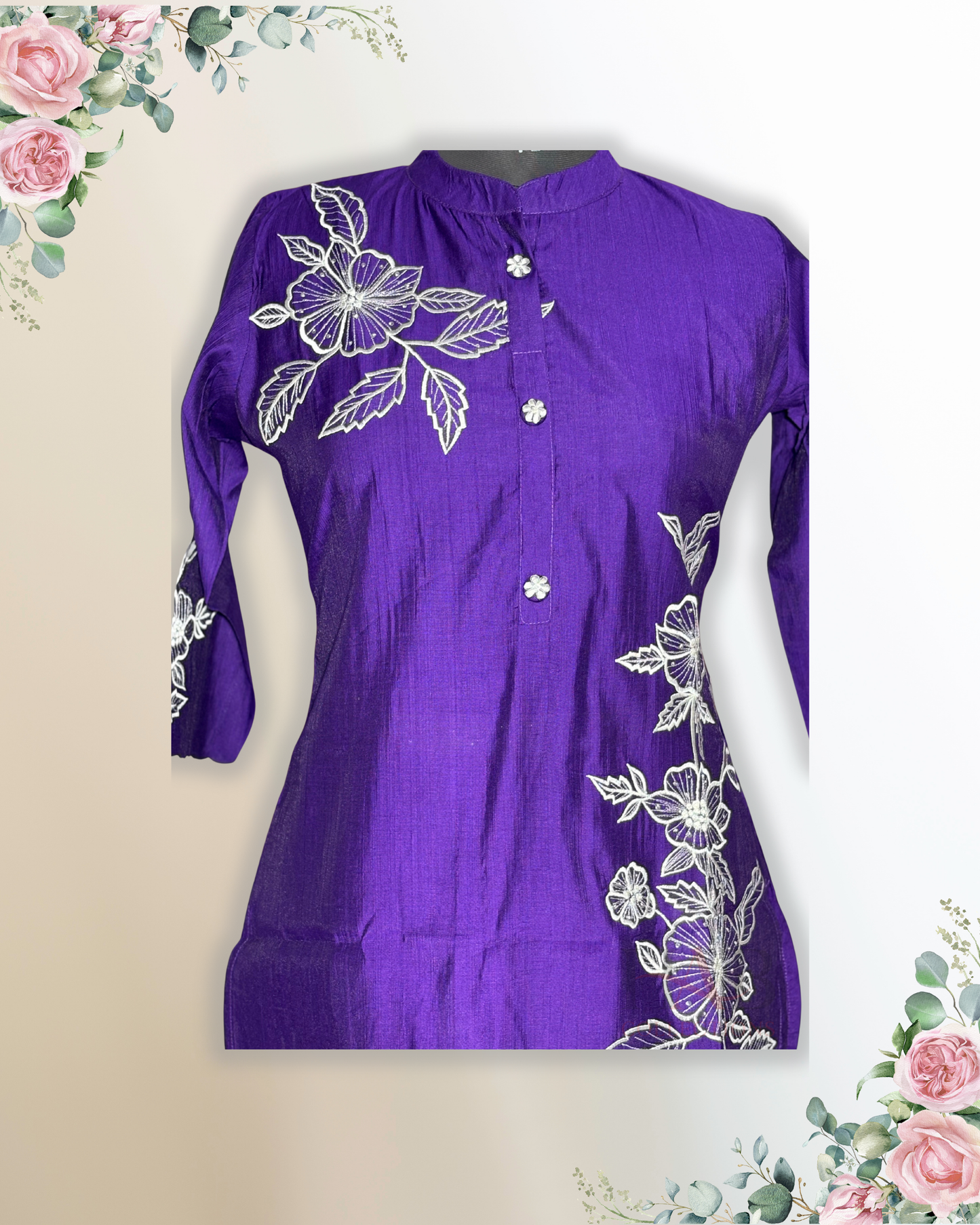 Festive Wear Purple Co-Ord Set - HAB Collections