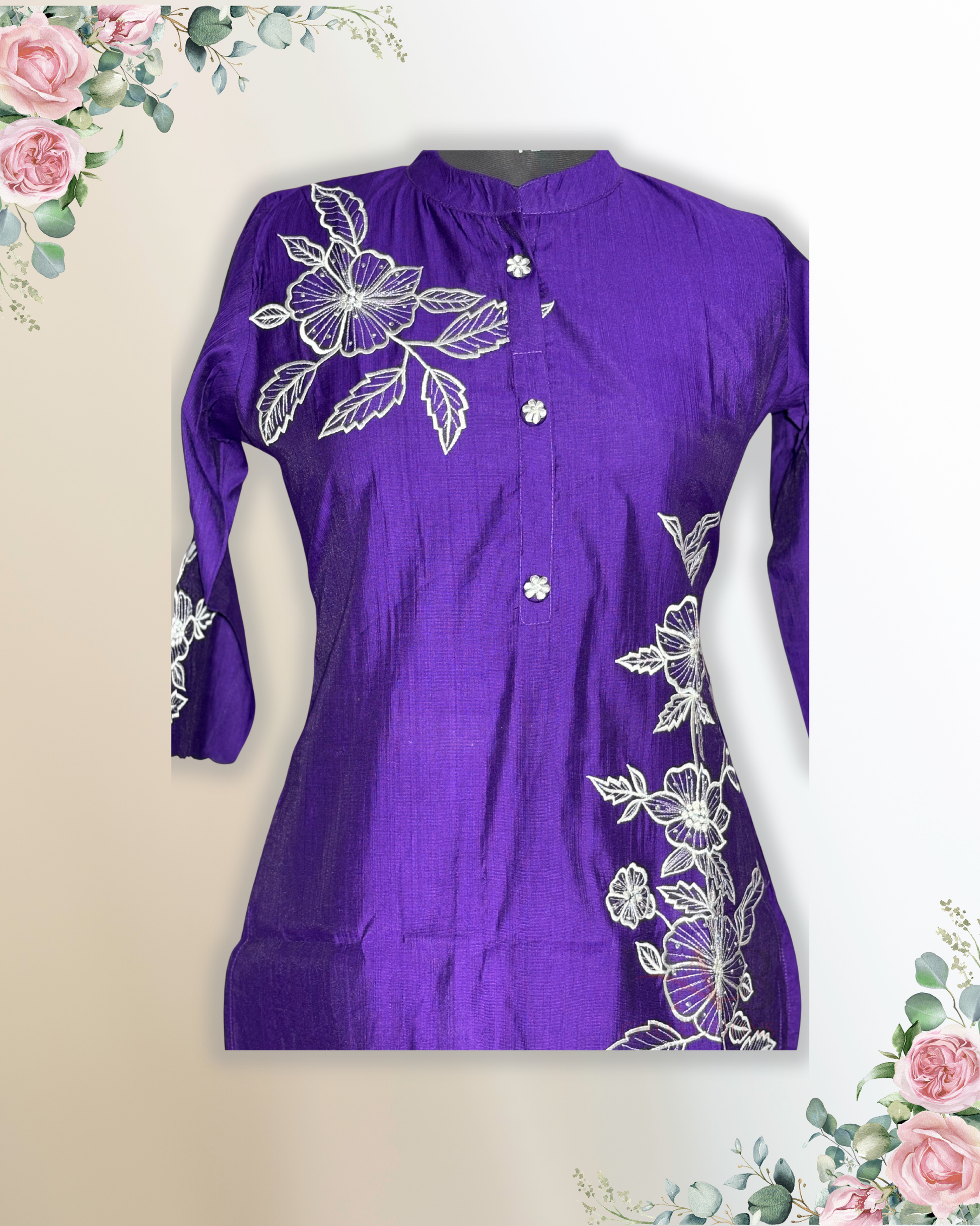 Festive Wear Purple Co-Ord Set - HAB Collections