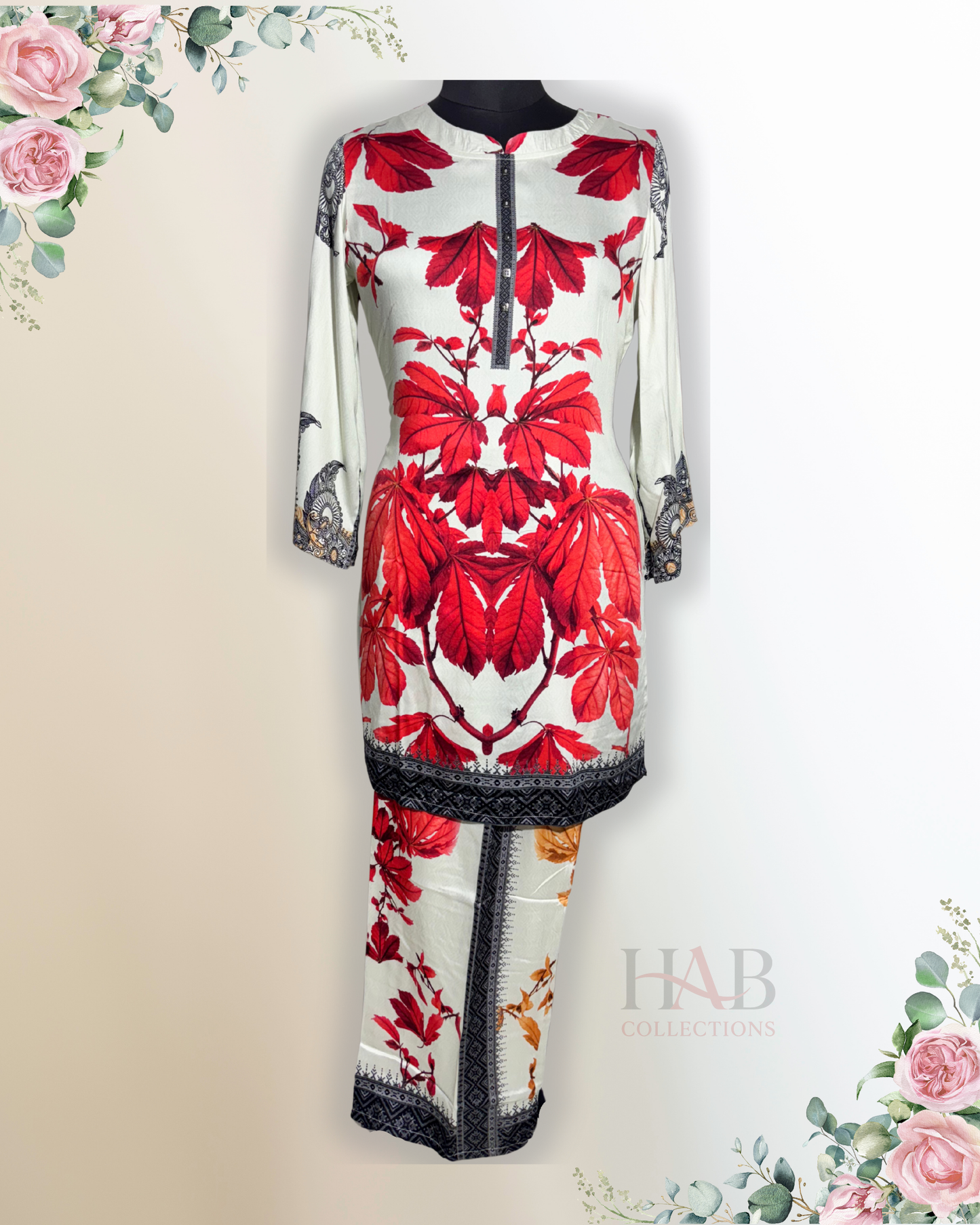 Daily Wear White Co-Ord Set - HAB Collections