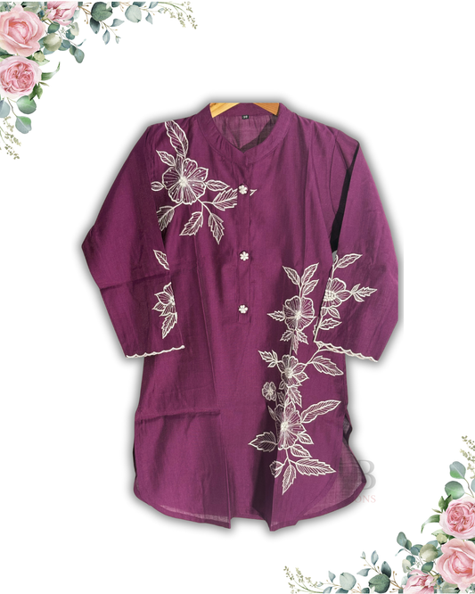 Festive Wear Wine Co-Ord Set