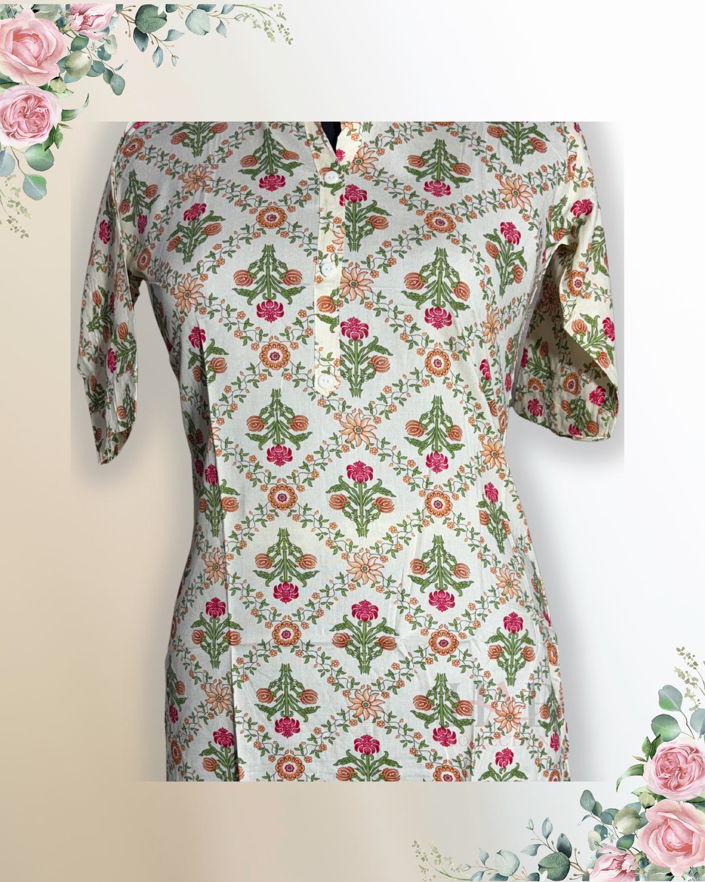 Daily Wear Beige Kurti - HAB Collections