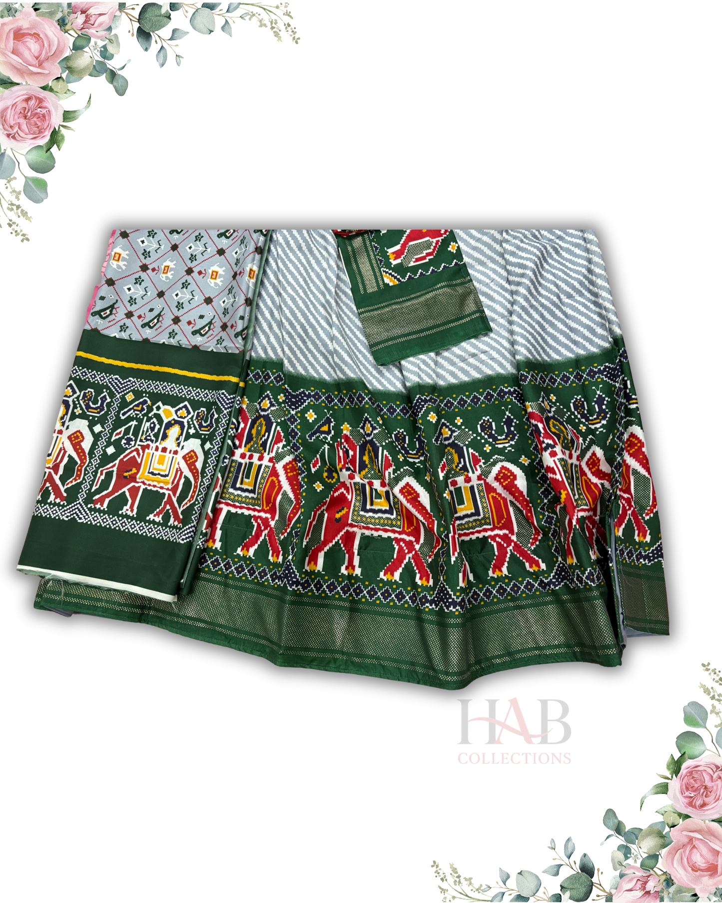 Festive Wear Grey Lehanga