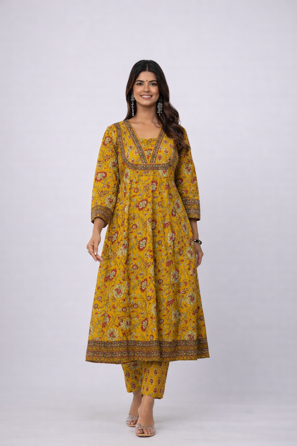 Daily Wear Yellow Kurta Set