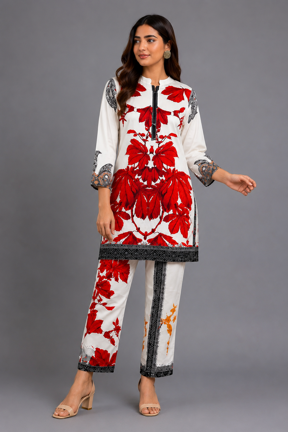 White Cotton Co-Ord Set · CSWH