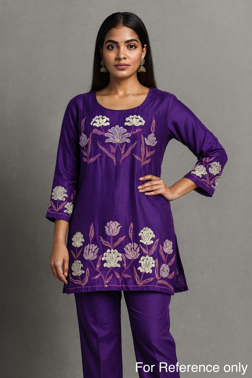 Festive Wear Purple Co-Ord Set