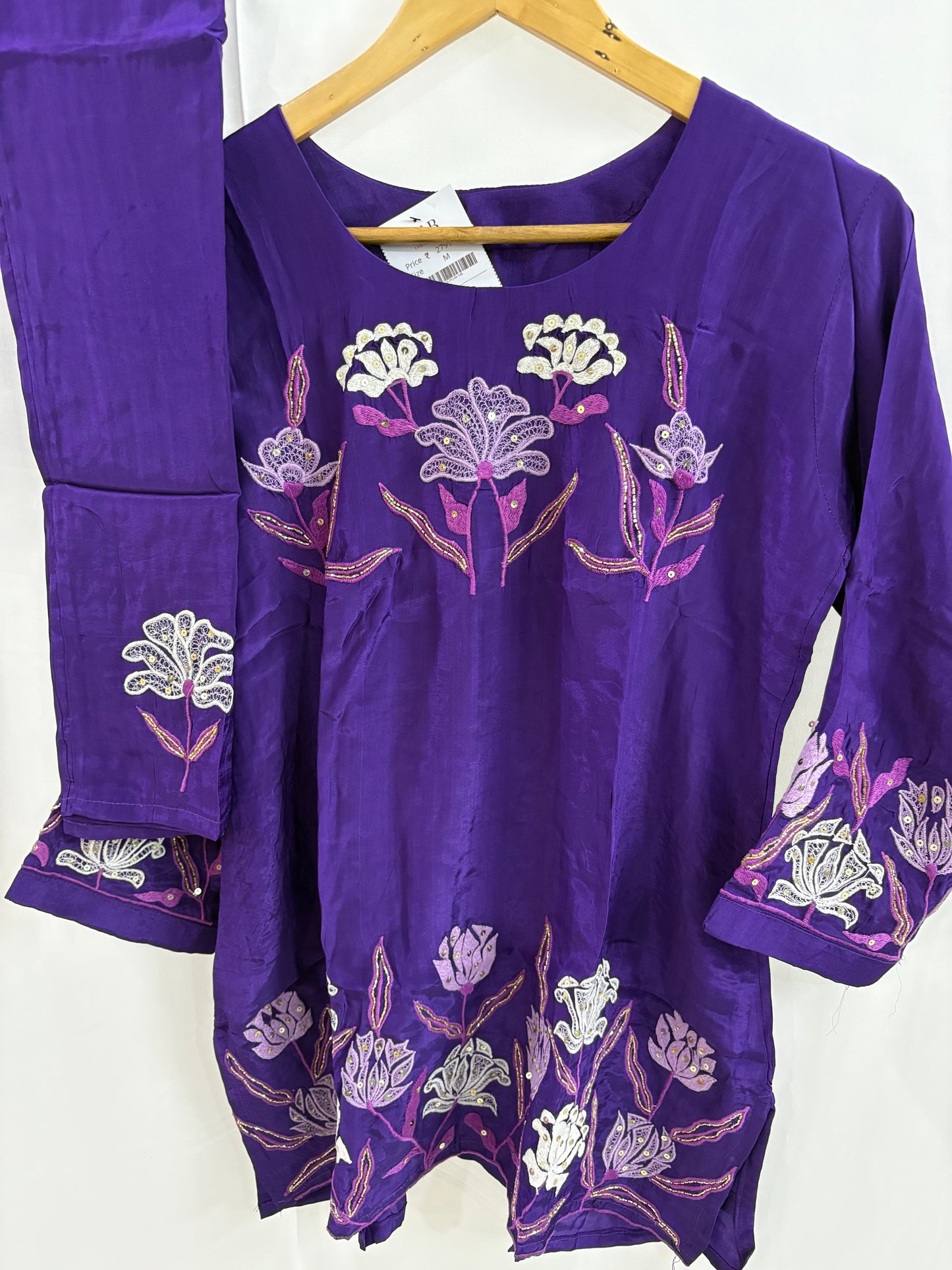 Festive Wear Purple Co-Ord Set