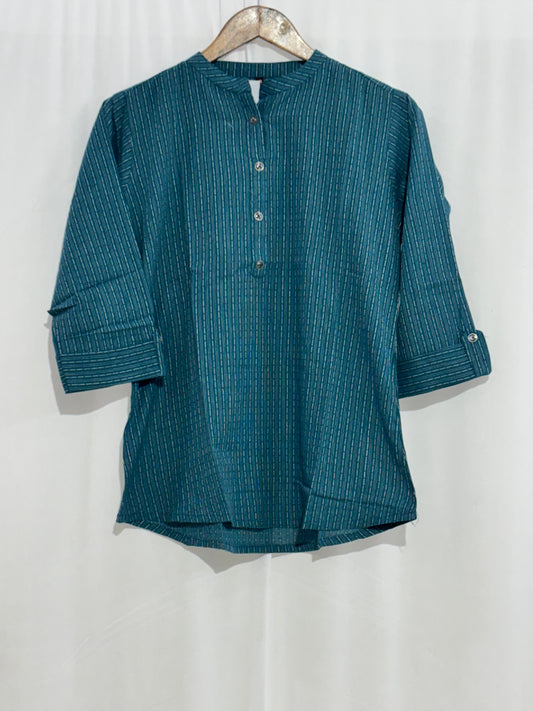 Daily Wear Green Short Kurti