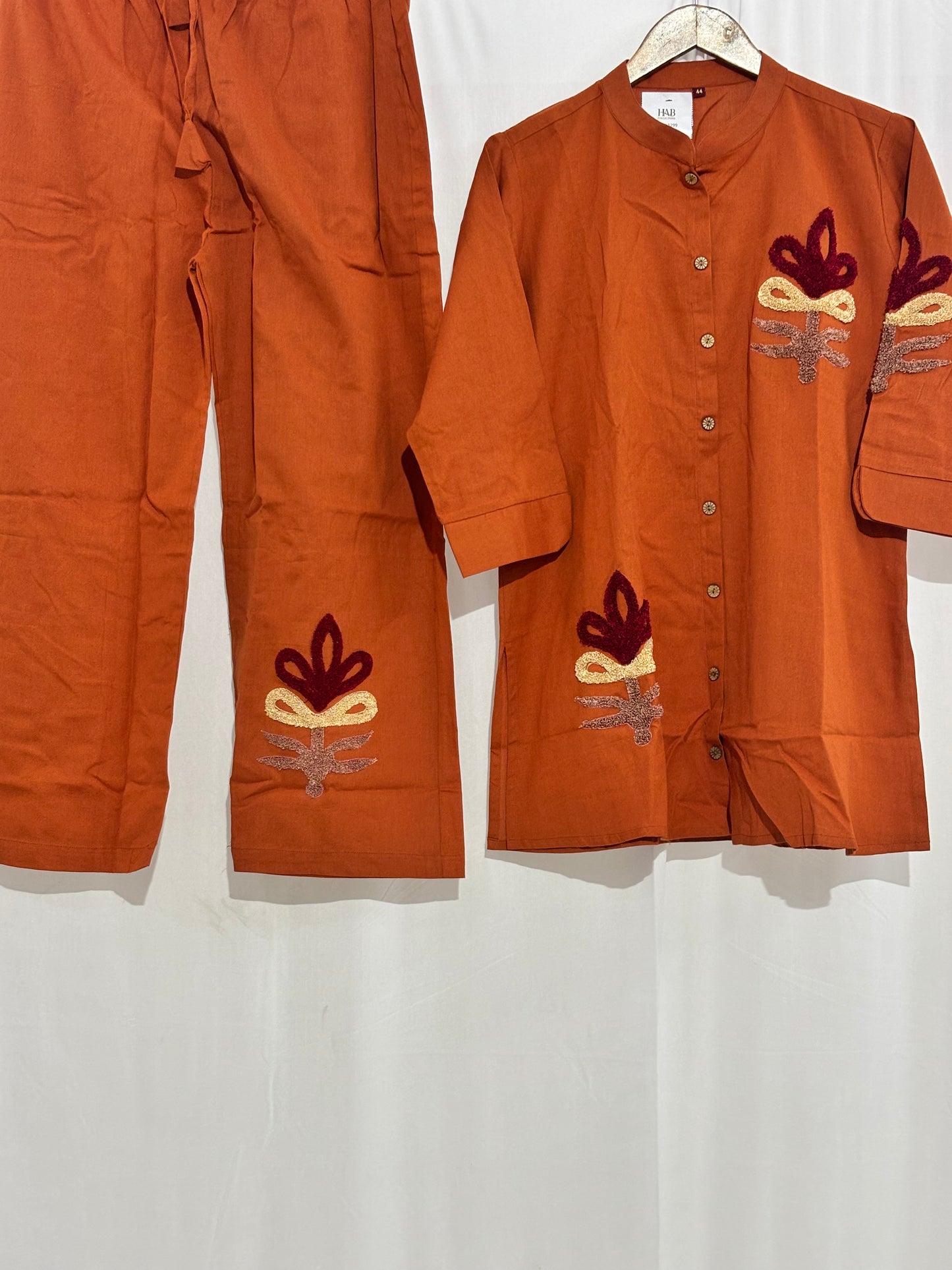 Festive Wear Rust Co-Ord set