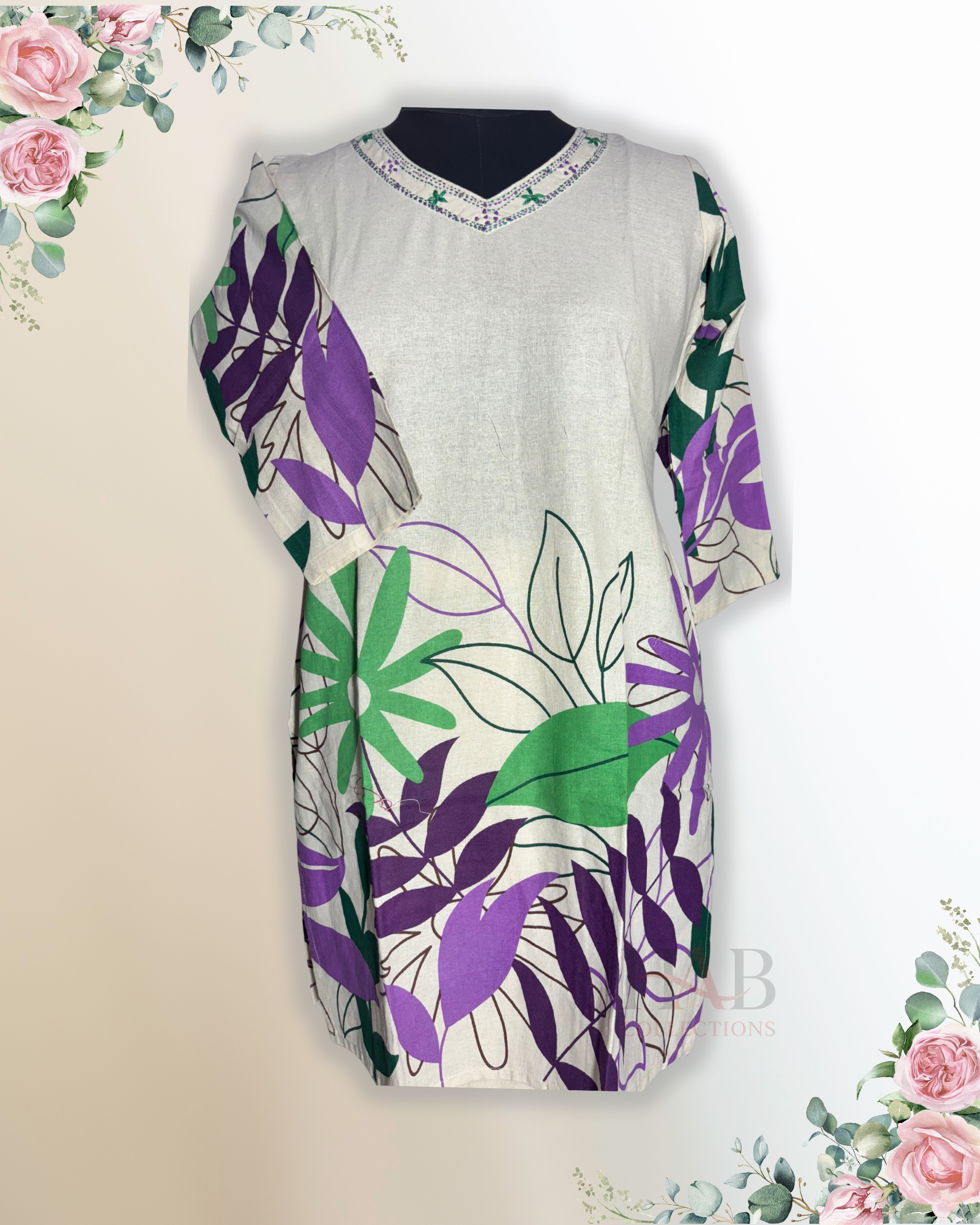 Daily Wear Beige Co-Ord Set - HAB Collections