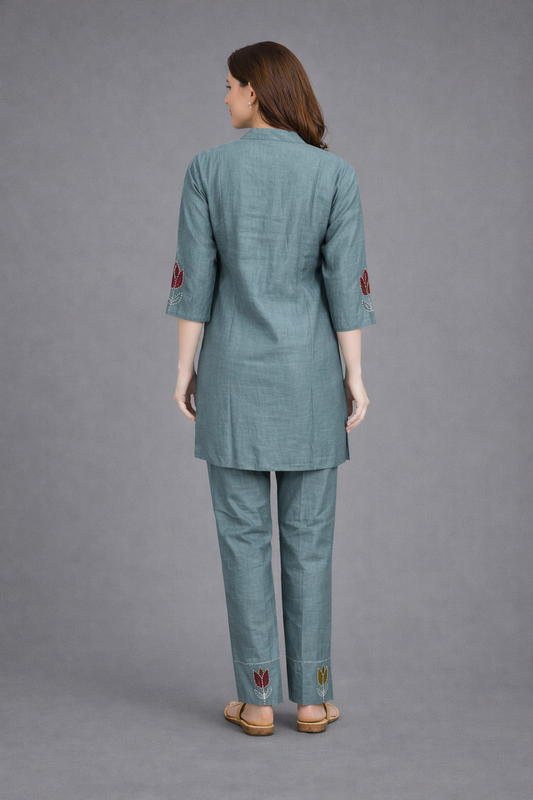 Festive Wear Blue Co ord Set