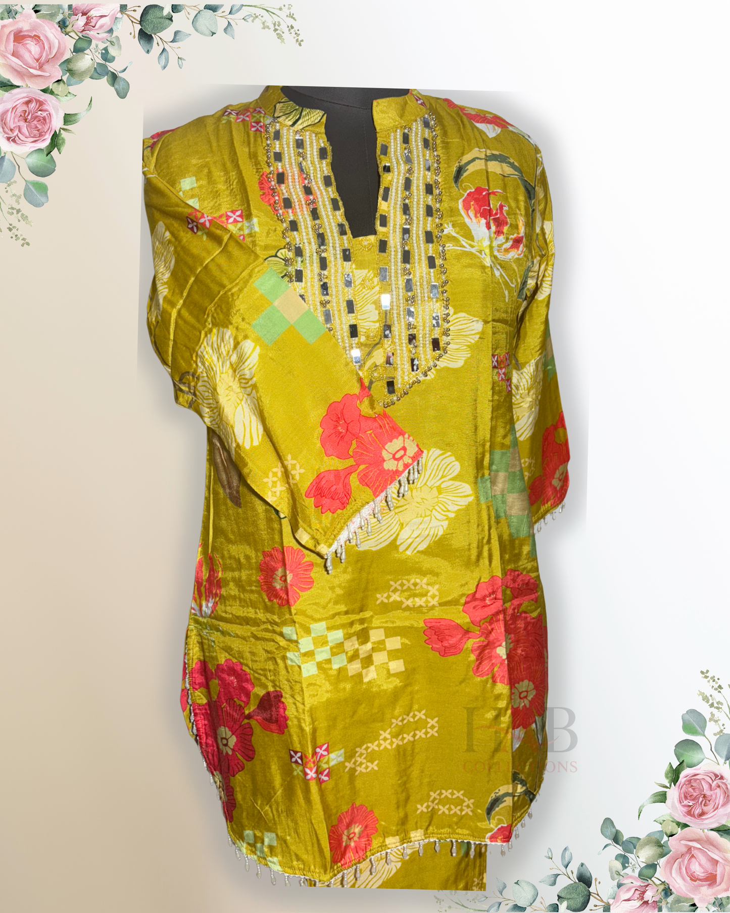 Festive Wear Green Co-Ord Set - HAB Collections