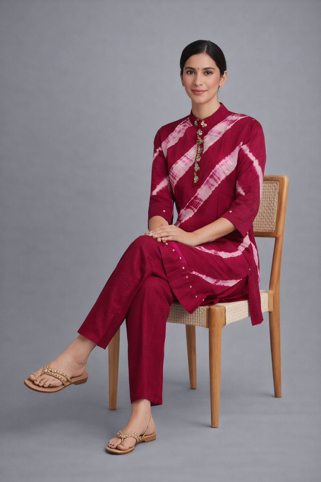 Festive Wear Pink Co ord Set