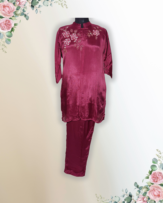 Festive Wear Pink Co-Ord Set - HAB Collections