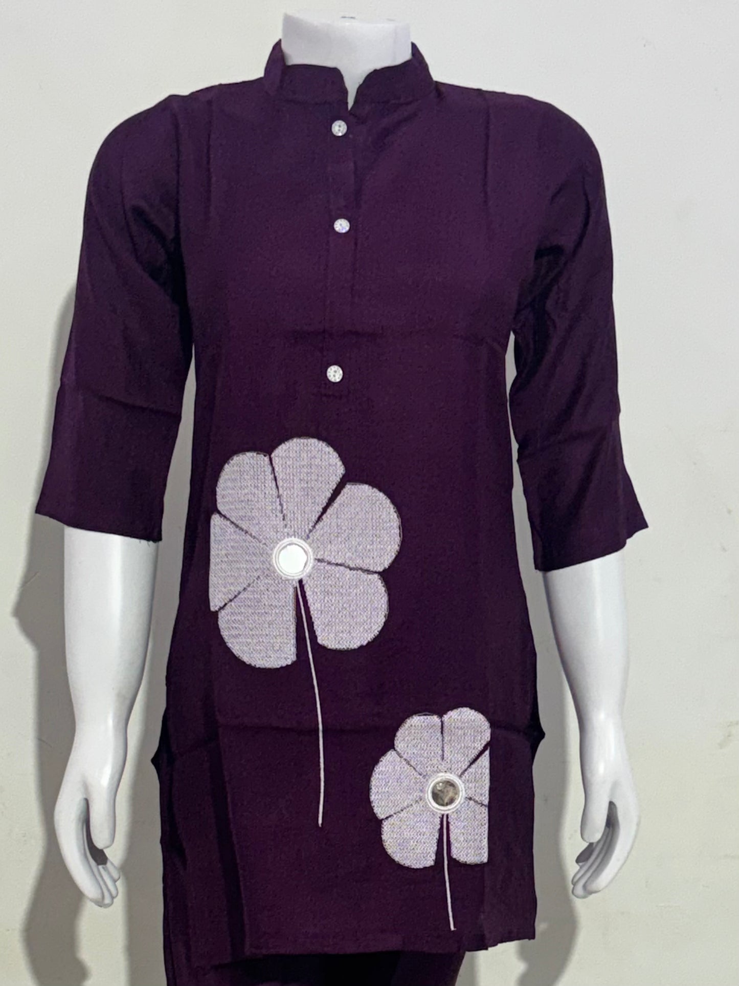 Festive Wear Purple Co ord Set