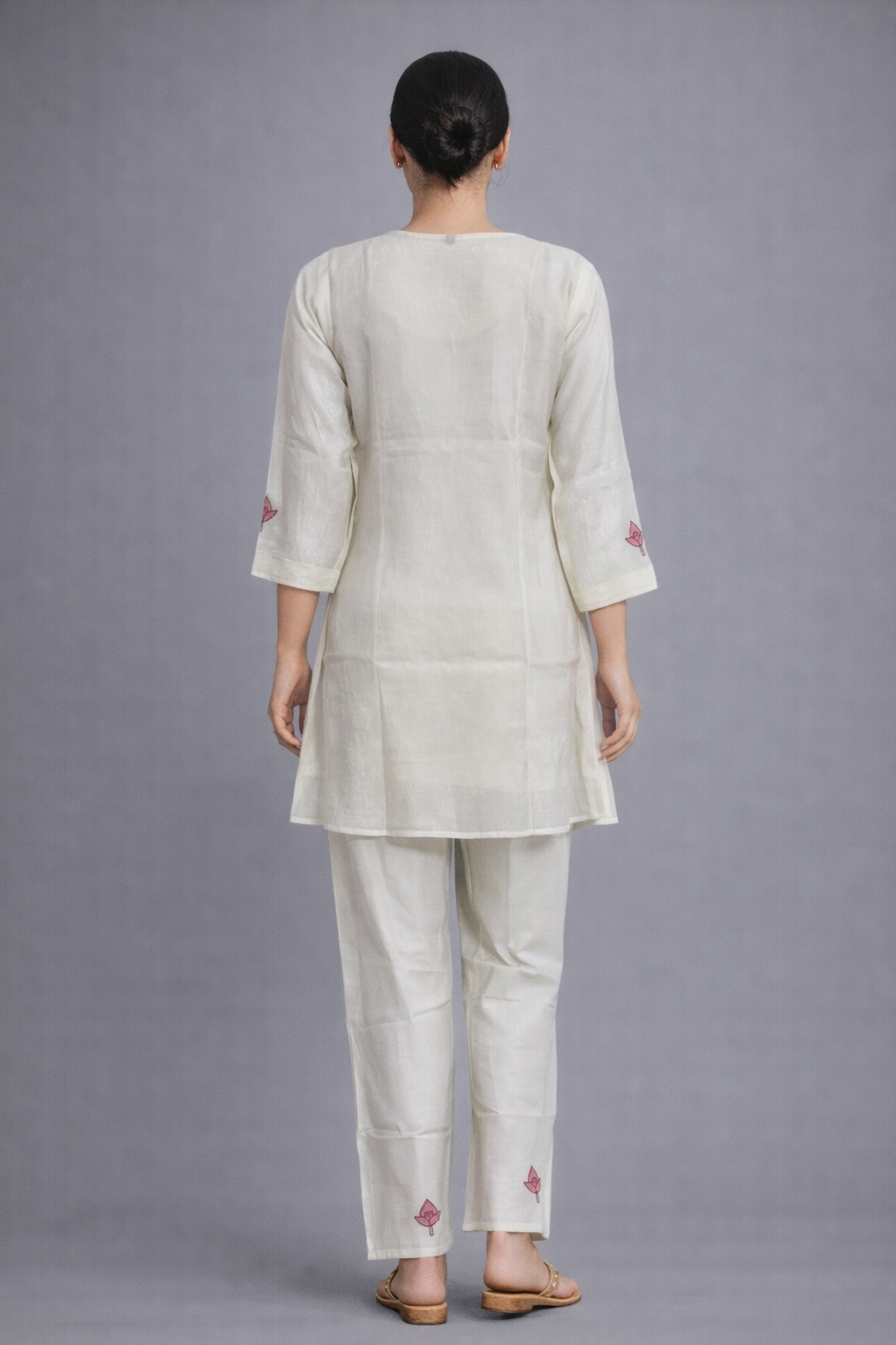 Festive Wear White Co ord Set