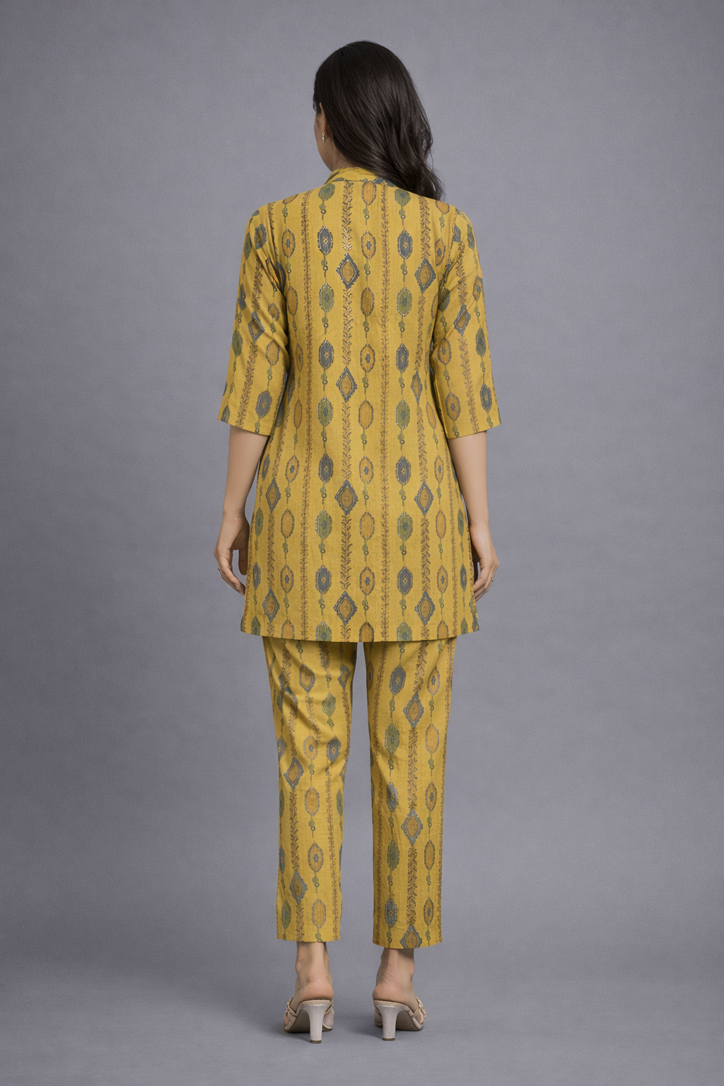 Festive Wear Yellow Co ord Set