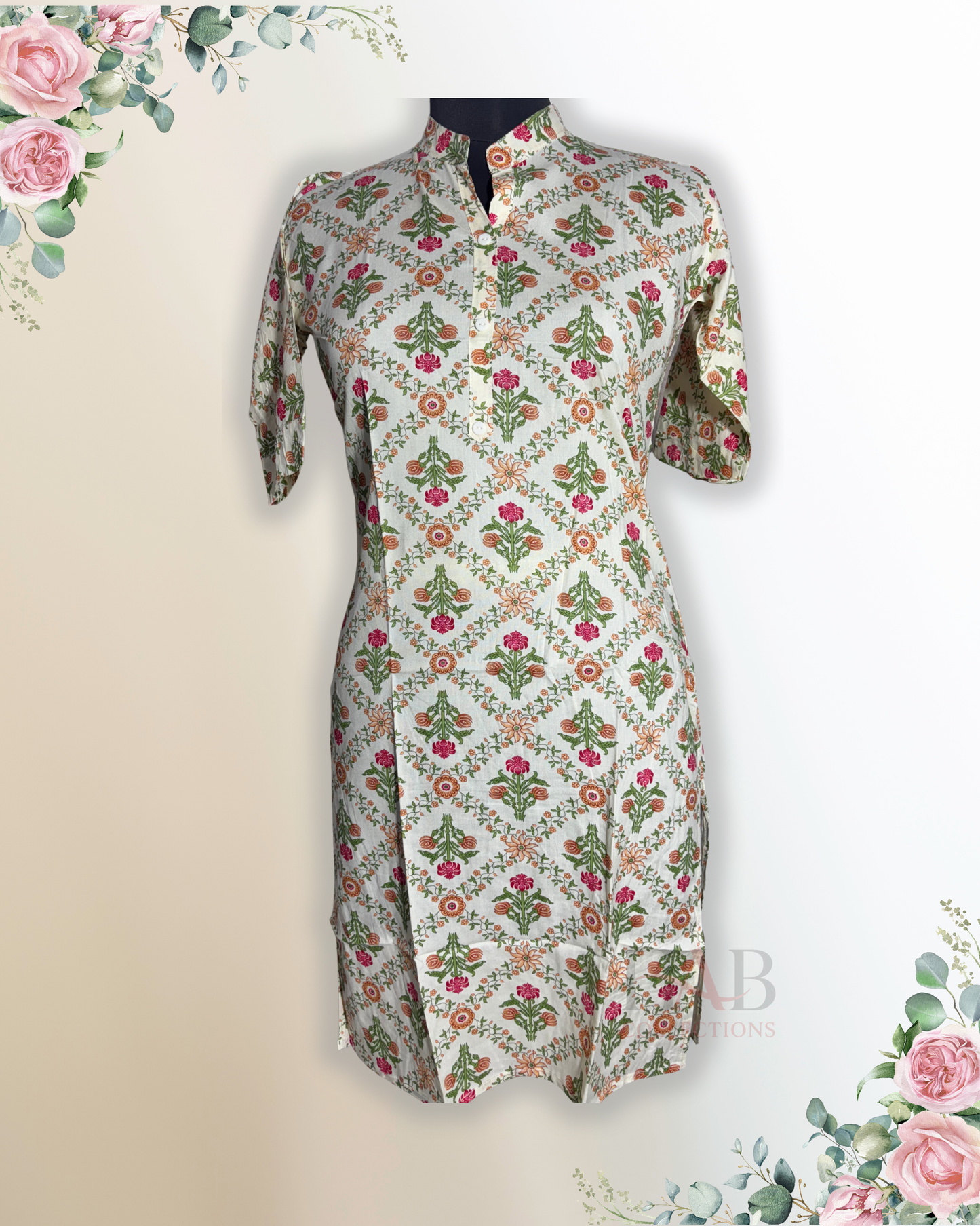 Daily Wear Beige Kurti - HAB Collections