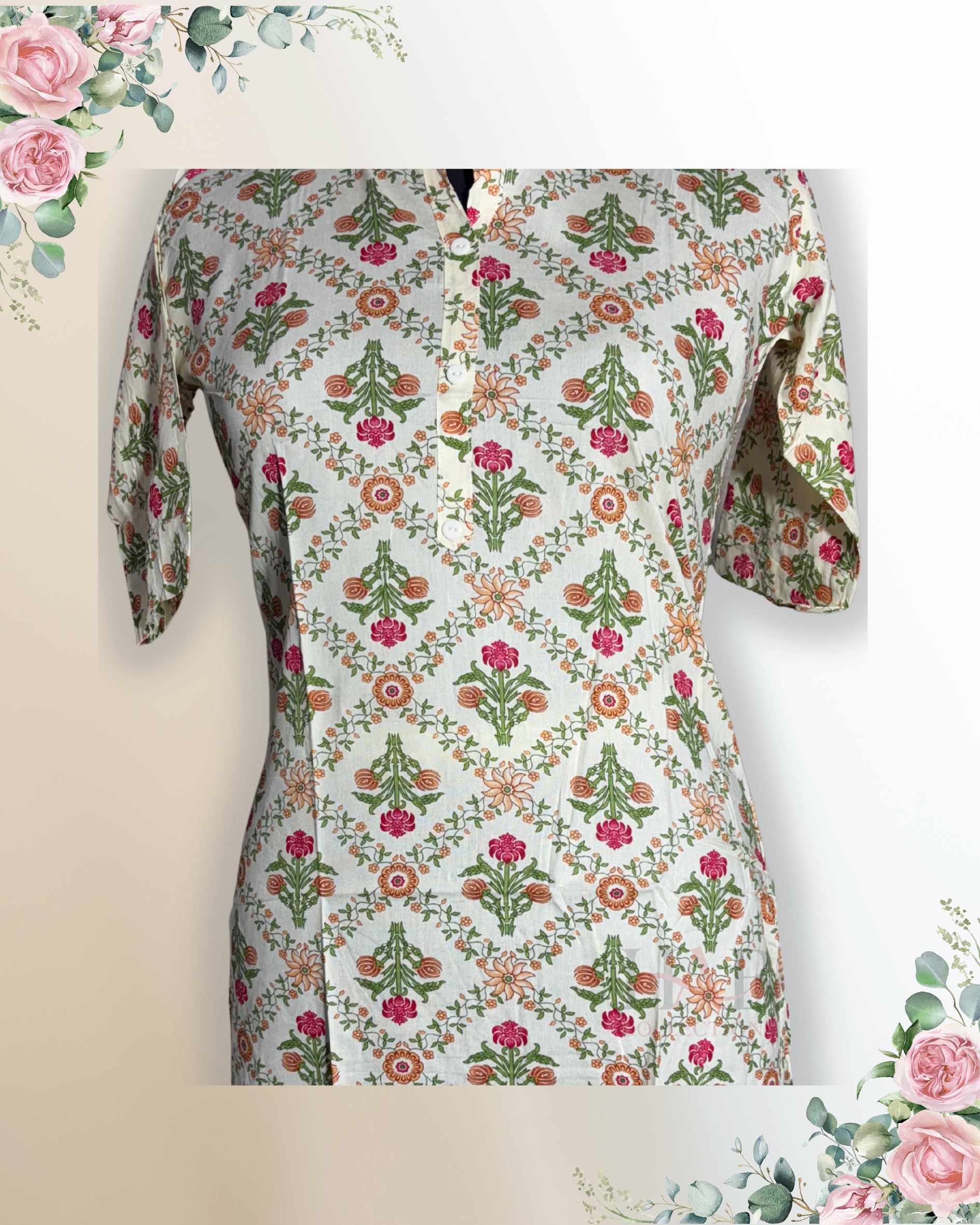 Daily Wear Beige Kurti - HAB Collections