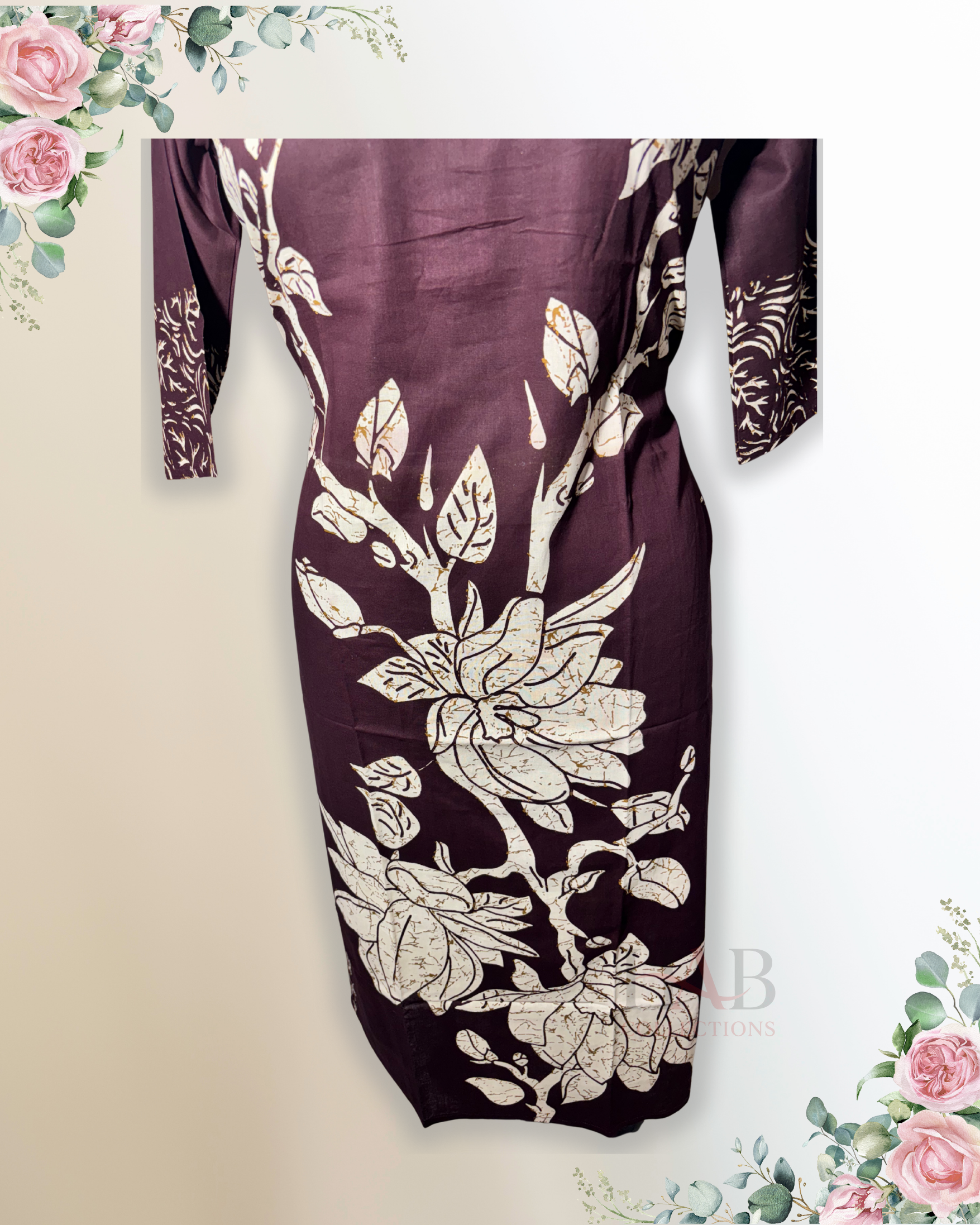 Daily Wear Brown Kurti - HAB Collections