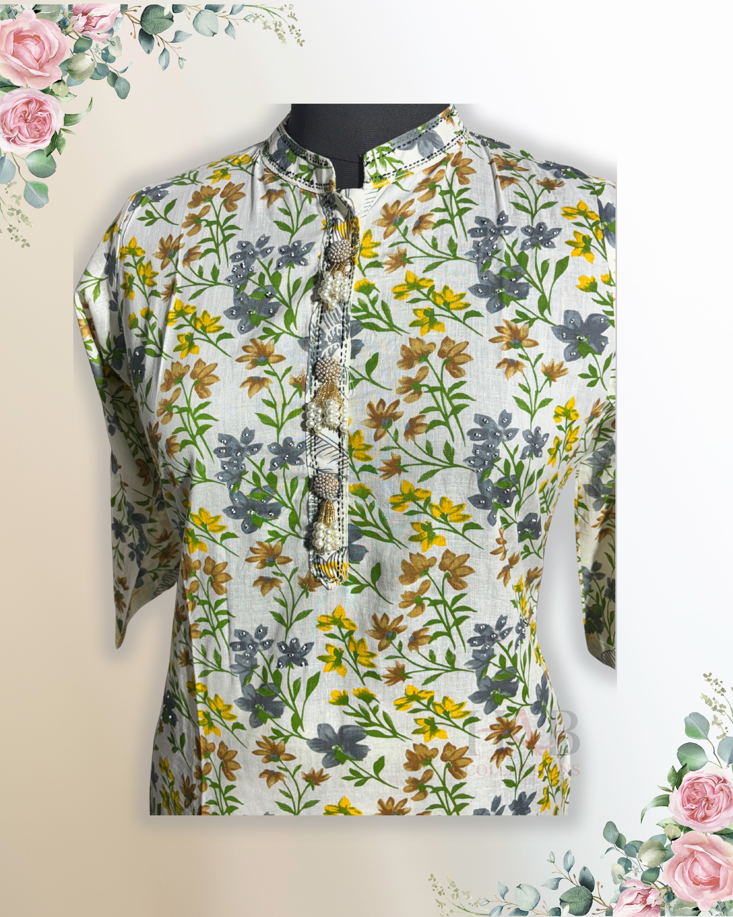 Daily Wear Beige Kurta Set - HAB Collections