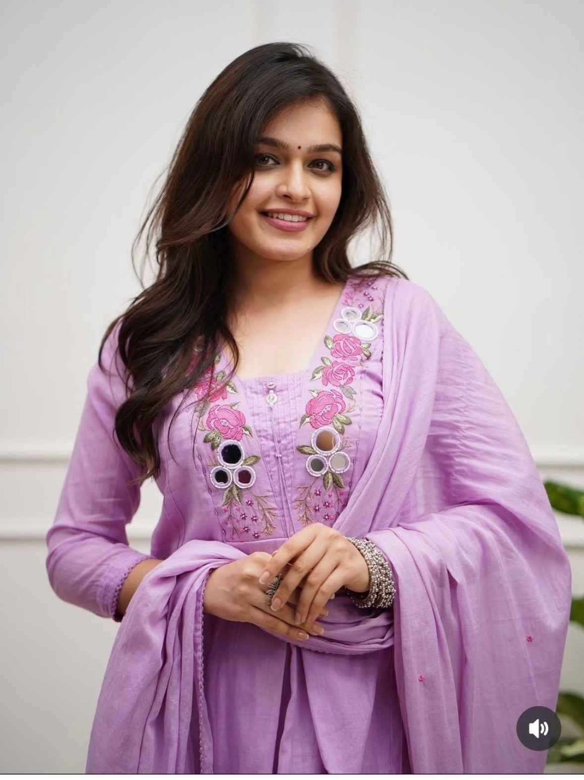 Daily Wear Lavender Cotton Kurta Set