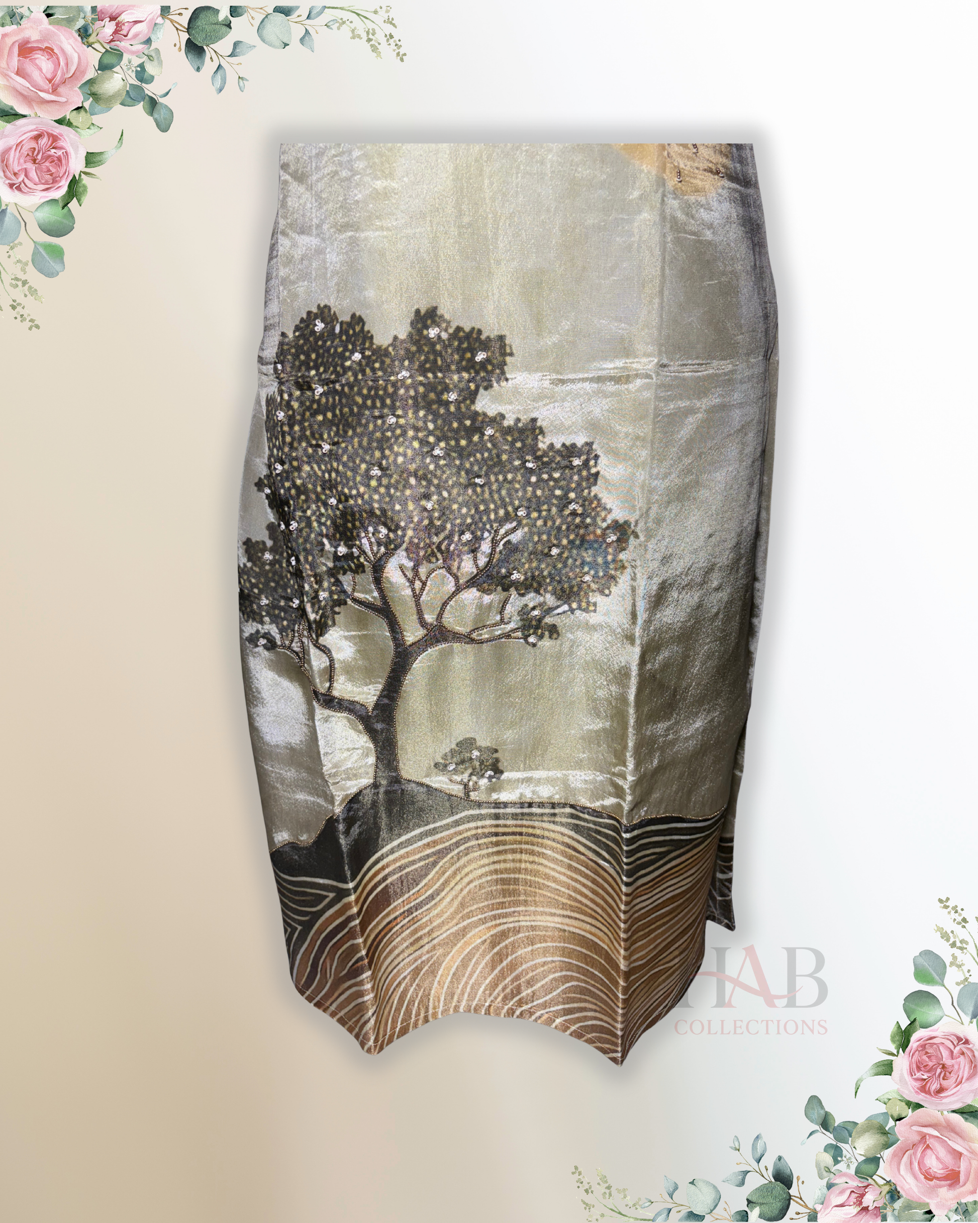 Festive Wear Olive Green Straight Cut Kurta Set - HAB Collections