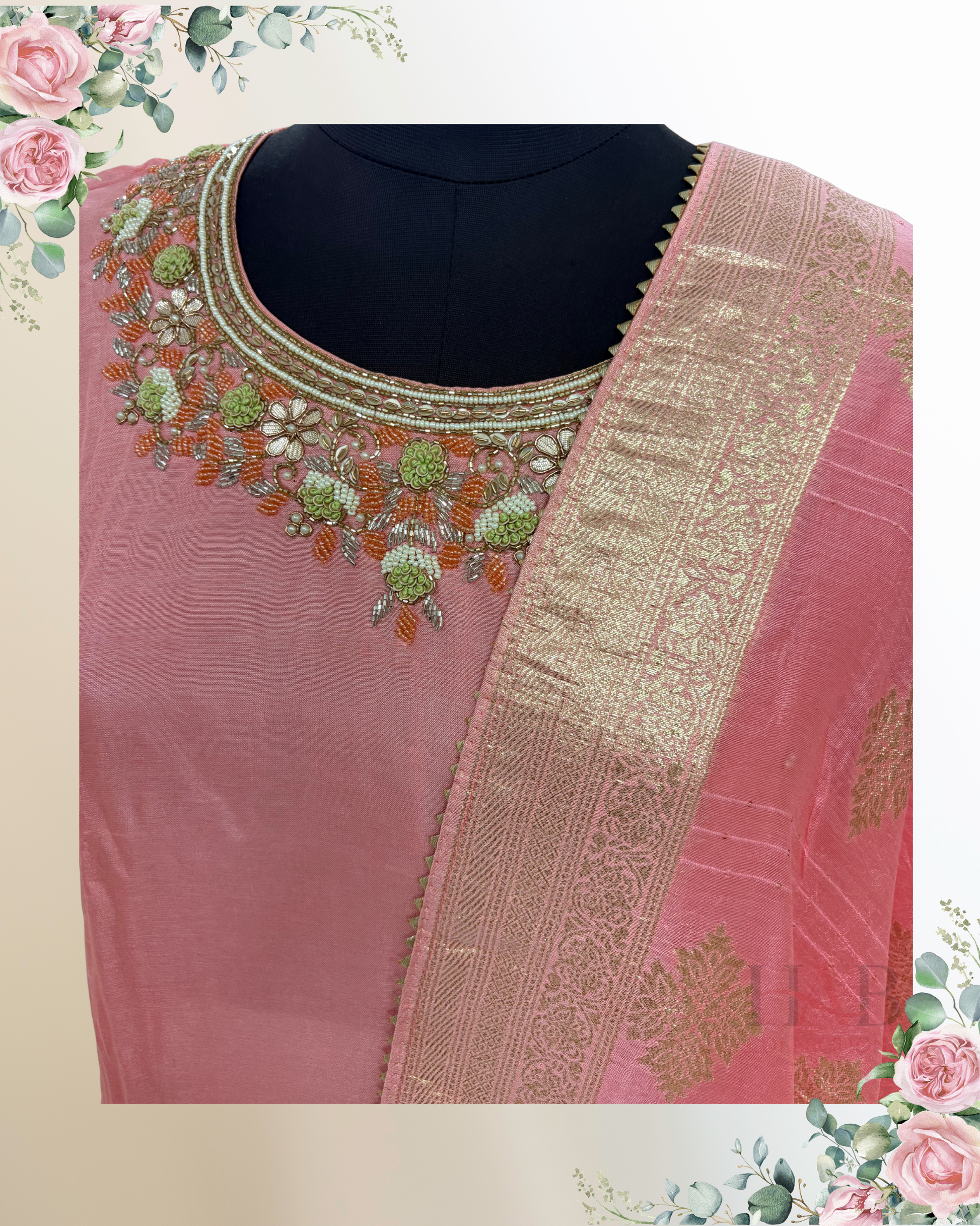 Festive Wear Pink Straight Cut Kurta Set - HAB Collections