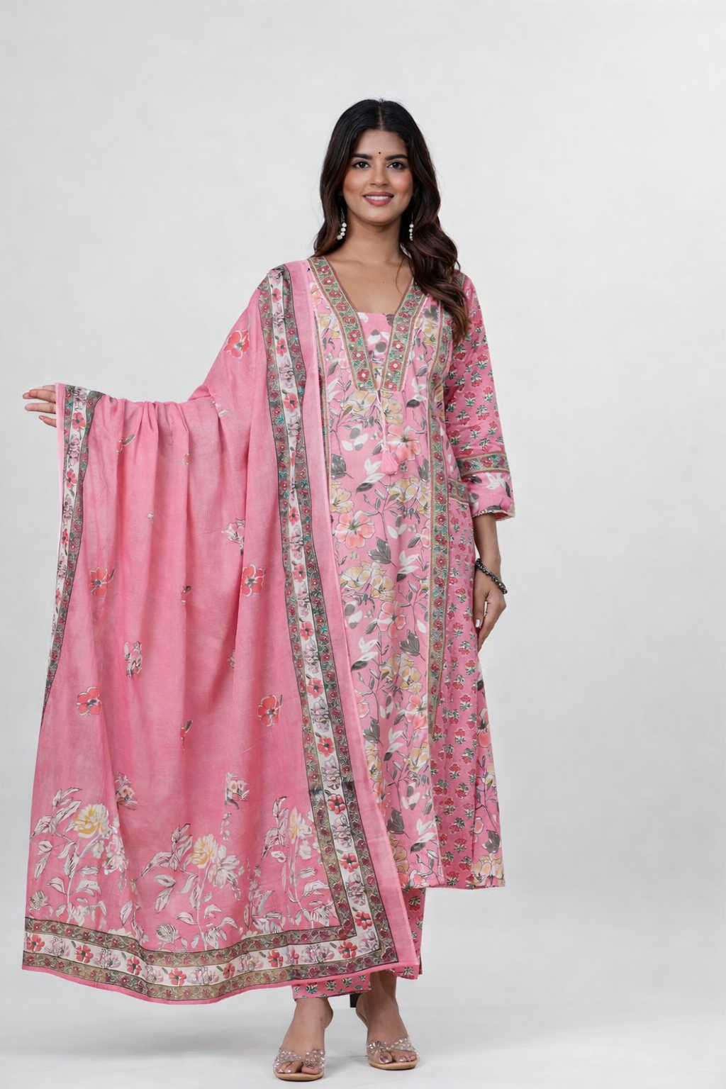 Daily Wear Pink Kurta Set