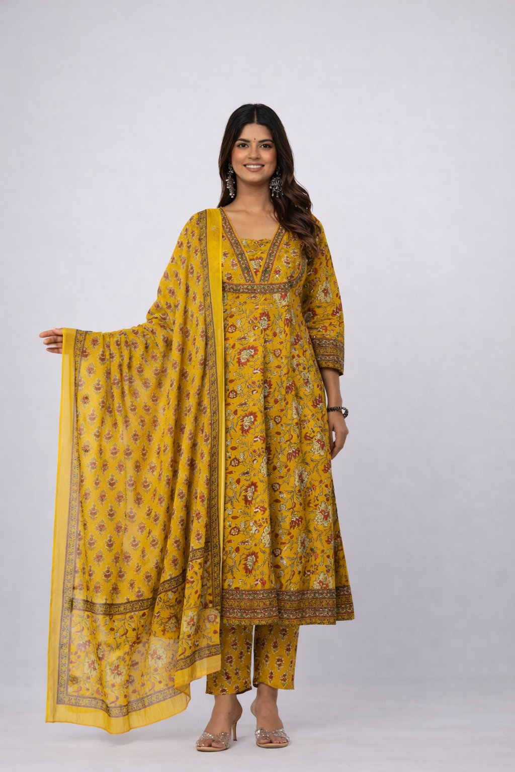Daily Wear Yellow Kurta Set