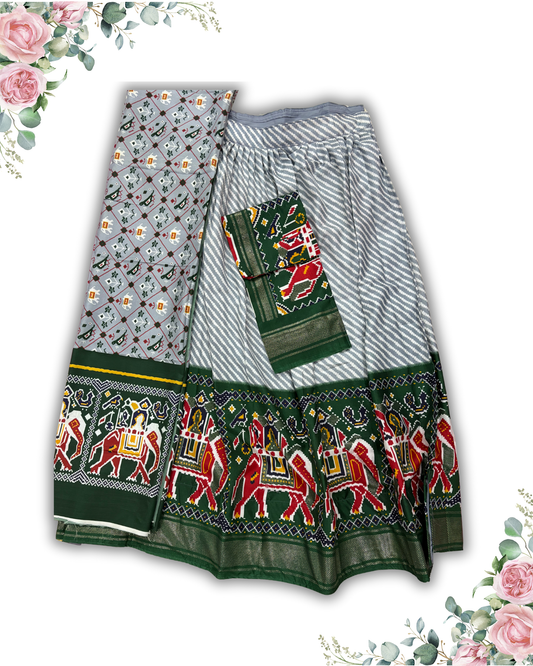 Festive Wear Grey Lehanga